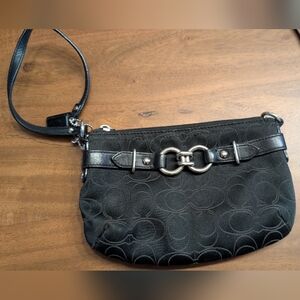 Black Coach Women's Wristlet
